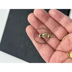 Avon Vintage Gold Tone Parrot Bird Brooch Pin with Secure Clasp