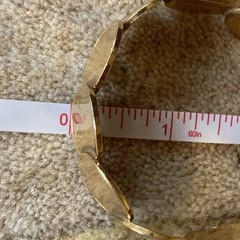 Vintage American Pennies Penny Cuff Bracelet 1970s, 2.25″ Diameter