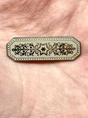 Vintage Signed MMA Metropolitan Museum of Art Guillouche Enamel Pin Brooch