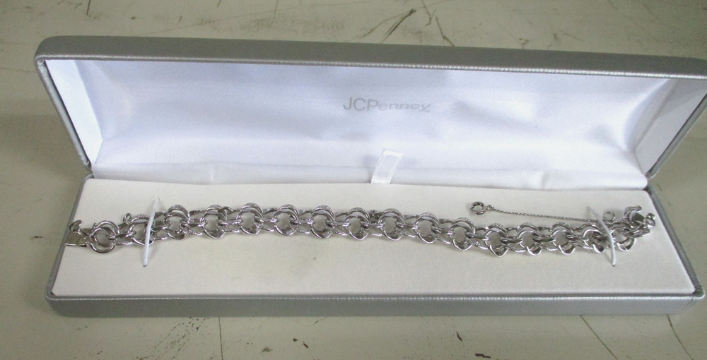 Sterling Silver – ELCO 10mm Double Cable Chain 7.75″ Bracelet – 21.1g