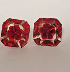 Lot of 5 Vintage Unbranded Rhinestone & 1 Gemstone Fashion Earrings