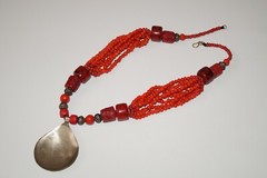 Vintage necklace Soviet necklace Ethnic jewellery Made in ussr