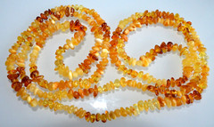 ✅135 cm=42gr RUSSIAN SOVIET BALTIC AMBER BEAD NECKLACE 琥珀 BRACELET STONE PENDANT