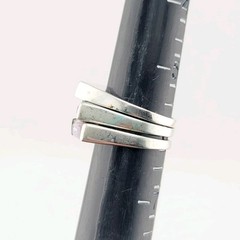 Vtg Ring Set 3pc Sz 6 Multi-color Matching Cubic Zirconia Stackable Jewelry