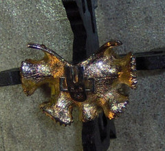 Vintage S.G. D’OR Dress or Shoe Clip On gold tone Flower or Leaf