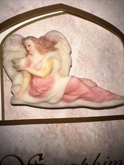 Vintage Angel Pin Brooch 1996 Seraphim Classics #78037 Roman Inc. Angelic New