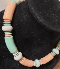 Vintage Avon Sun Bleached Colors Collection Necklace And Bracelet~Excellent Cond