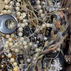 15+ Lbs Vintage To Now Craft Repair Tangled Junk Drawer Jewelry Lot