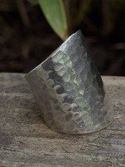 vintage artisan ring sterling silver 925 signed
