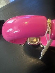 Betsey Johnson Hot Pink Owl Bracelet And Ring Set – Extremely Rare- G1