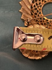 Vintage Sarah Coventry “Aquarius” (1970) Brooch & Earrings Set See Description