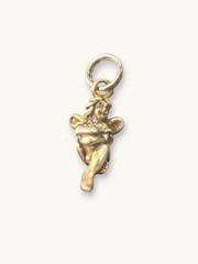 Vintage Sterling Silver Angel Fairy Charm Pendant
