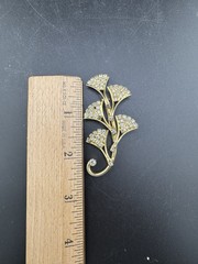 Unmarked Rhinestone Elegant Brooch / Pin (Loose Back) See Pics