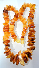 ✅49cm = 44gr RUSSIAN SOVIET BALTIC AMBER BEAD NECKLACE 琥珀 BRACELET STONE PENDANT