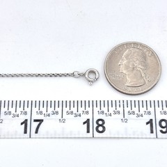 Vintage Sterling Silver 925 Rolo Link Chain Necklace 16″-18″