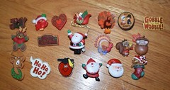 Lot of 20 Hallmark Pins Brooch Christmas Holiday Santa Thanksgiving Turkey Pin