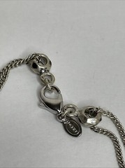Vintage MONET Silver Tone Ring Bead & Gray Faux Pearl Long Necklace 36in