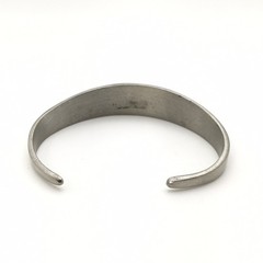 Vintage Silver Tone Celtic Triskle & Knots Cuff Bracelet 6” 22.9g #26