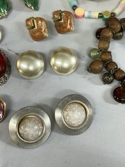 Clip On Earrings & More Reseller Lot Sarah Cov Pair And 925 Trinket Box