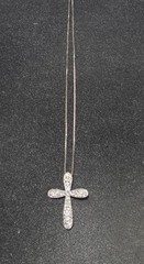 VTG Zirconia Cross Necklace