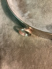 1950s/1960s rose gold baby ring for child novelty gift item from stores