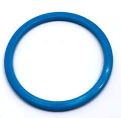 LOT of 12 VINTAGE FLAT PLASTIC BANGLE BRACELETS in VARIOUS COLORS (Lot #9)