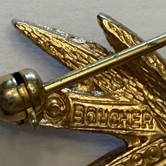 RARE Vintage 1960s Marcel Boucher Roadrunner Brooch Pin – Signed & Numbered