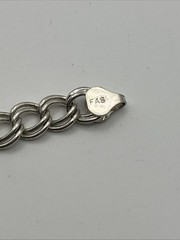 Sterling Silver FAS Charm Bracelet