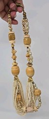 Vintage Lucille Gauthier Chunky Bib Necklace Multi Strand OOAK Boho 1970s 1980s