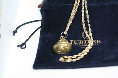 Victorian 1890’s Seal Pendant Initial HY Solid 10K Gold 2.5 MM Rope Necklace 18″