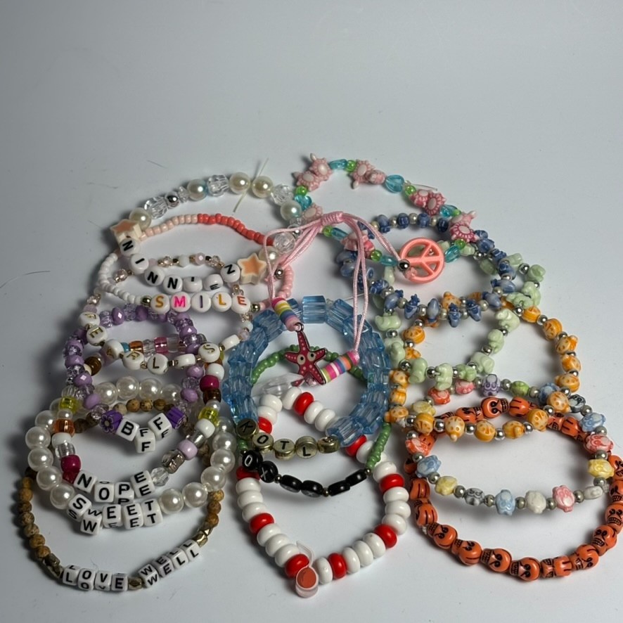 Kidcore Bracelet Lot Dress Up Party Favor Some Vintage All Plastic