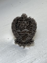 Armenian Relief Society (ARS / ՀՕՄ) Sterling Silver Pin – 2.97 Grams – Rare!