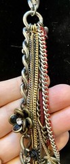 Juicy Couture Vintage Victorian Look Longer Layered Necklace W/details!!!!