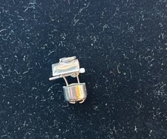 Vintage Sterling Silver Wishing Well Water Charm 3D Moveable Handle