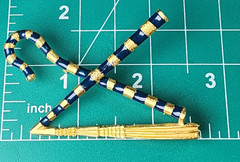 VTG 1976 MMA Metropolitan Museum of Art Egyptian Revival Crook & Flail Brooch