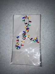 Vintage Necklace Department 56 Christmas Lights Strand 22in Deadstock