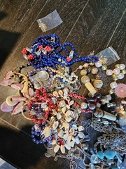 3 Lbs 4oz Unsearched Jewelry Lot VTG & Now Junk & Wear & Resell Craft FUN *Read