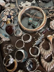 Huge 1,580 Grams VTG Sterling Silver 925 Jewelry Lot Bulk Wear Scrap Repair Sell