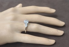 Vintage Platinum Engagement Ring 2.03CT.Natural Round Shape Diamond Circ 1950’s