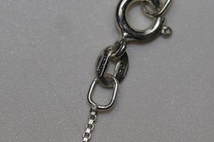 Rose Gold Cross Pendant Necklace with Center Gem Sterling Silver