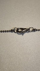 Vintage Premier Designs Necklace Flower Pendant Cross Gold Silver Toned Signed
