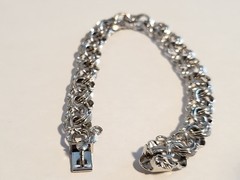 Vintage Sterling Silver, 0.925, Bracelet, 8″ long