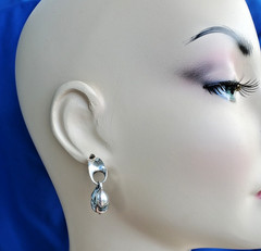 ORIGINAL Designer 925 Sterling Silver Dangle Drop Earrings Jewelry Gift Woman