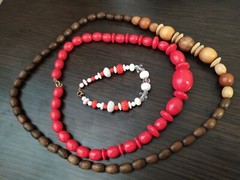 Vintage costume jewelry for women beads, Bracelet Made in the Soviet USSR