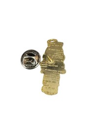 Vintage Signed Precious Moments Angel of Mercy Nurse Lanyard Lapel Pin Gold Tone