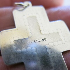 Sterling Silver Cross Pendant 2.0g [4780]