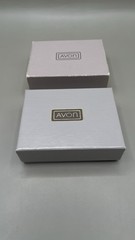 Avon Women’s Pendant Necklace Gold Tone Metal Simulated Diamond Accent 1984