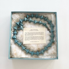 Vintage Metropolitan Museum Of Art Egyptian Jasmine Blossom Teal Jewelry Set