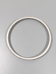 Vintage Pewter Mom Angel Love Bangle Bracelet 8.5 in