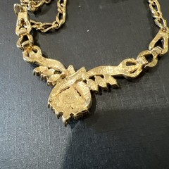 Puccini Rhinestone Choker Necklace 15 Inch Signed